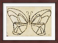 Framed Butterfly Armature