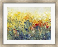 Framed Flowers Sway I