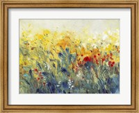 Framed Flowers Sway I