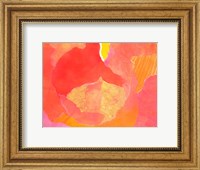 Framed Cabbage Rose II