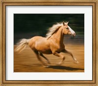 Framed Blazing Horse I