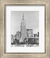 Framed NYC Skyline IV