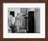 Framed NYC Skyline VIII