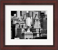 Framed NYC Skyline IX