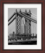 Framed 'Bridges of NYC I' border=