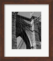 Framed 'Bridges of NYC III' border=