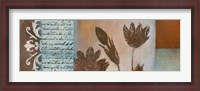 Framed Flower Filigree Panorama I