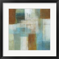 Lake Blue Essence I Framed Print