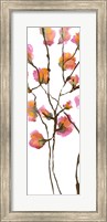 Framed Inky Blossoms I
