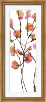 Framed Inky Blossoms I