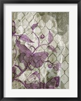 Arabesque Butterflies III Framed Print