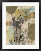 Vellum Floral II Framed Print