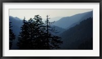 High Country Silhouette I Framed Print