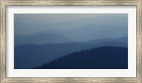Framed Blue Layers