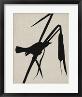 Framed Audubon Silhouette II
