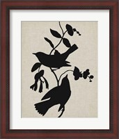 Framed Audubon Silhouette IV