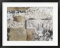 Collage Fleur II Framed Print