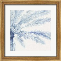 Framed Chambray Palms II