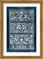 Framed Ornamental Iron Blueprint II