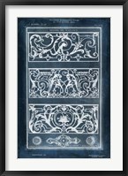 Framed Ornamental Iron Blueprint II