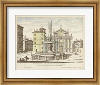 Framed Fountains of Rome I
