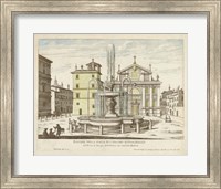 Framed Fountains of Rome I