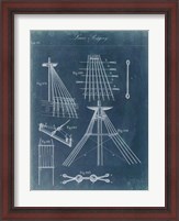 Framed Nautical Detail Blueprint II