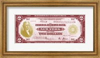 Framed Modern Currency I