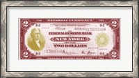 Framed Modern Currency I