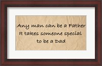 Framed Any Man Quote