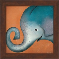 Framed 'Elephant WOW' border=