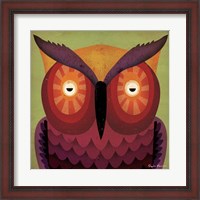 Framed Owl WOW