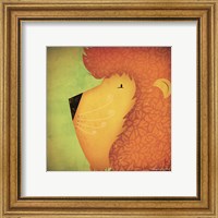 Framed 'Lion WOW' border=