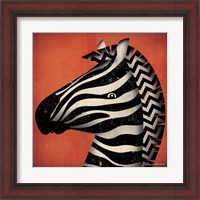 Framed 'Zebra WOW' border=