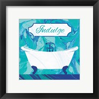 Framed 'Marbled Bath II' border=