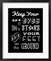 Framed Keep Your Eyes On the Stars