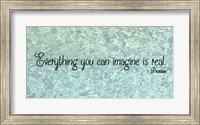 Framed Everything You Can Imagine - Picasso