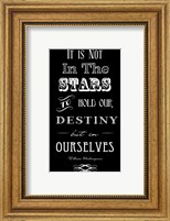 Framed It Is Not In The Stars