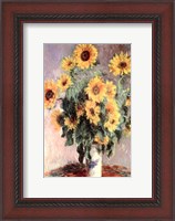 Framed Sunflowers, c.1881