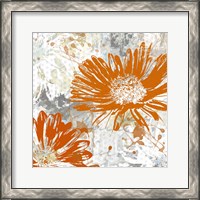 Framed 'Upsy Daisy I' border=