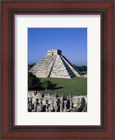 Framed Ancient structures, El Castillo, Chichen Itza (Mayan), Mexico