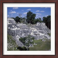 Framed Tikal Mayan Guatemala