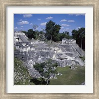 Framed Tikal Mayan Guatemala