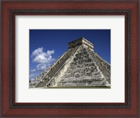Framed El Castillo Pyramid