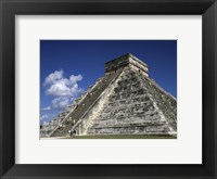 Framed El Castillo Pyramid