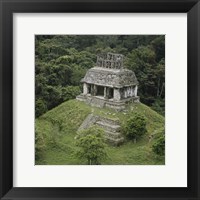 Framed Temple of the Cross Palenque