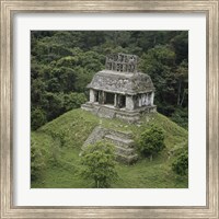 Framed Temple of the Cross Palenque