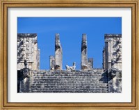Framed Chac Mool Temple of the Warriors Chichen Itza
