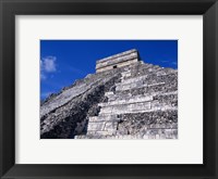 Framed El Castillo Chichen Itza up close