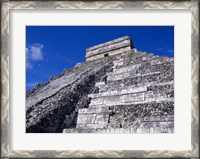 Framed El Castillo Chichen Itza up close